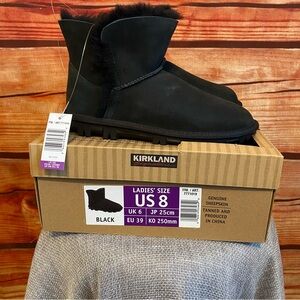 Kirkland Signature Genuine Shearling Booties